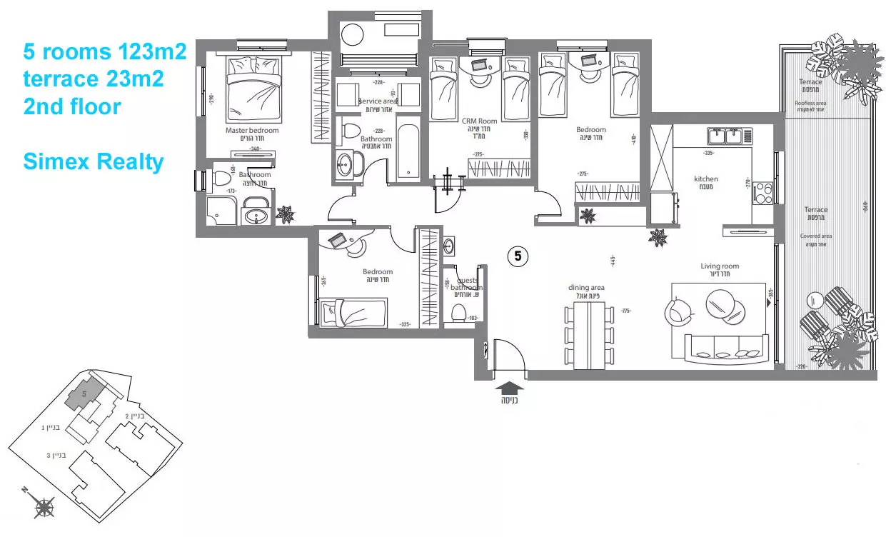 Nouveau projet Ramat Bet Shemesh - 3-4-5 pièces, rez-de-jardin et penthouses