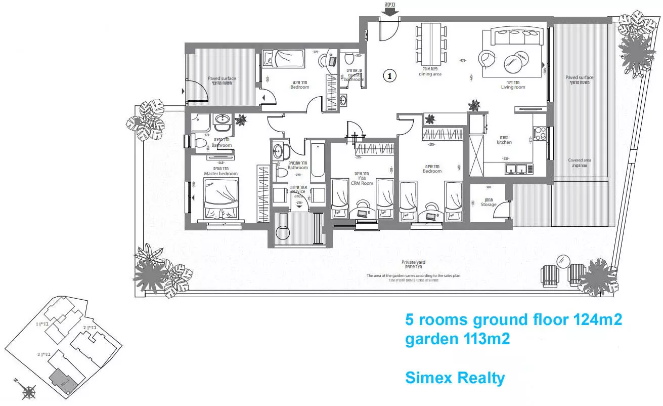 Nouveau projet Ramat Bet Shemesh 3-4-5 pièces, rez-de-jardin et penthouses