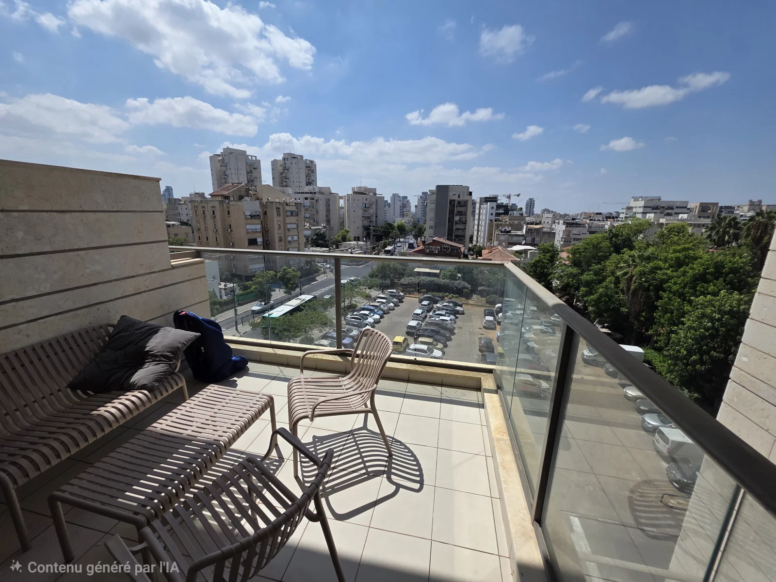 Coup de cœur à RAMAT GAN. Magnifique 4 pièces et 1/2 avec accès direct au parc