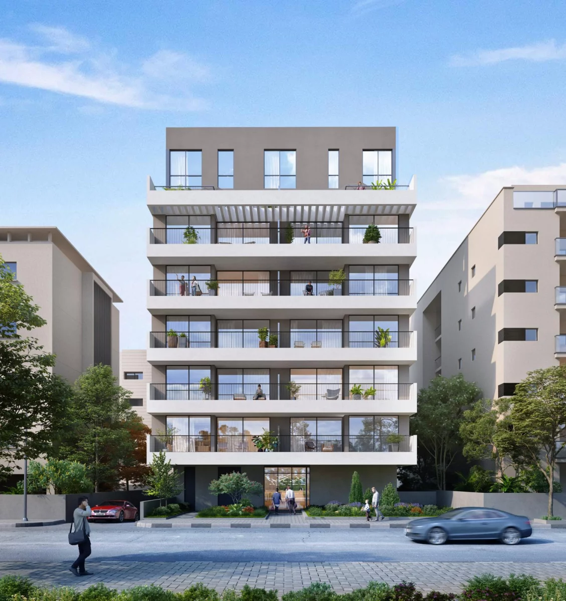 Superbe 4 pieces dans un projet pres de kikar hamedina