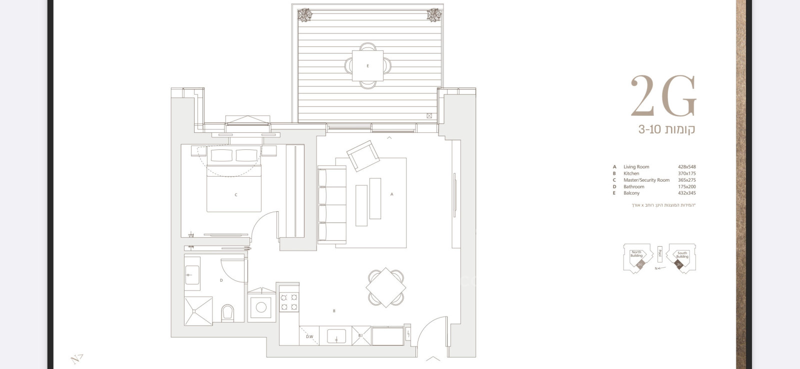 Apartamento 2 cômodos  Tel Aviv Kikar Hamedina 144-IBL-597