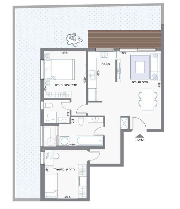 Apartamento 2 cômodos Bat yam Bat yam 210-IBL-2114