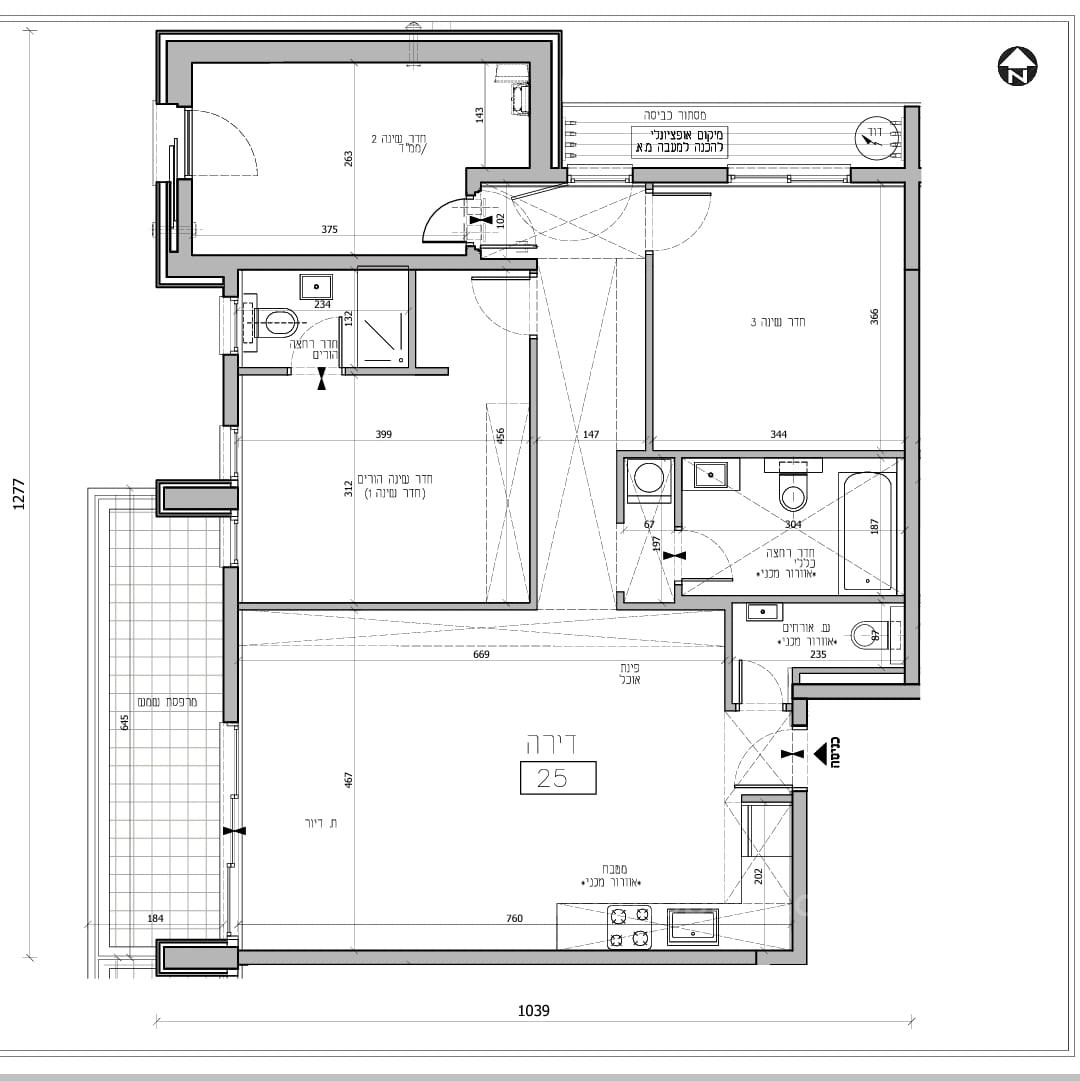 Apartamento 4 cômodos  Jerusalém Kiryat Yovel 226-IBL-1785