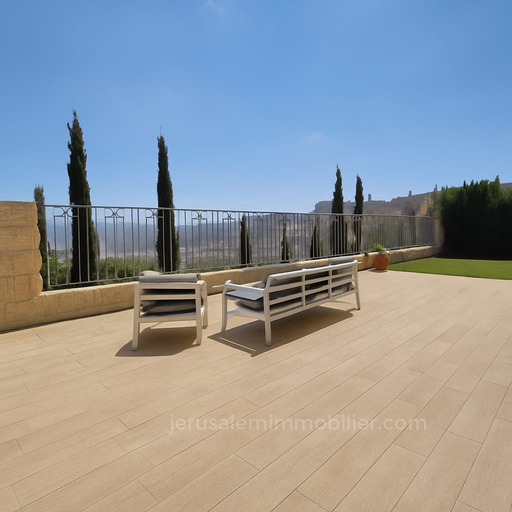 Apartamento garden 5 cômodos Jerusalém Arnona 226-IBL-1905