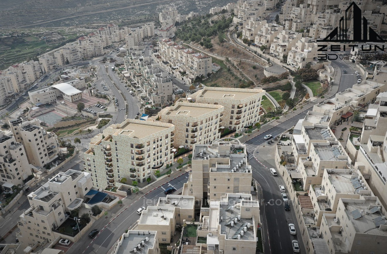 Apartamento 2 cômodos Jerusalém Har Homa 226-IBL-1930