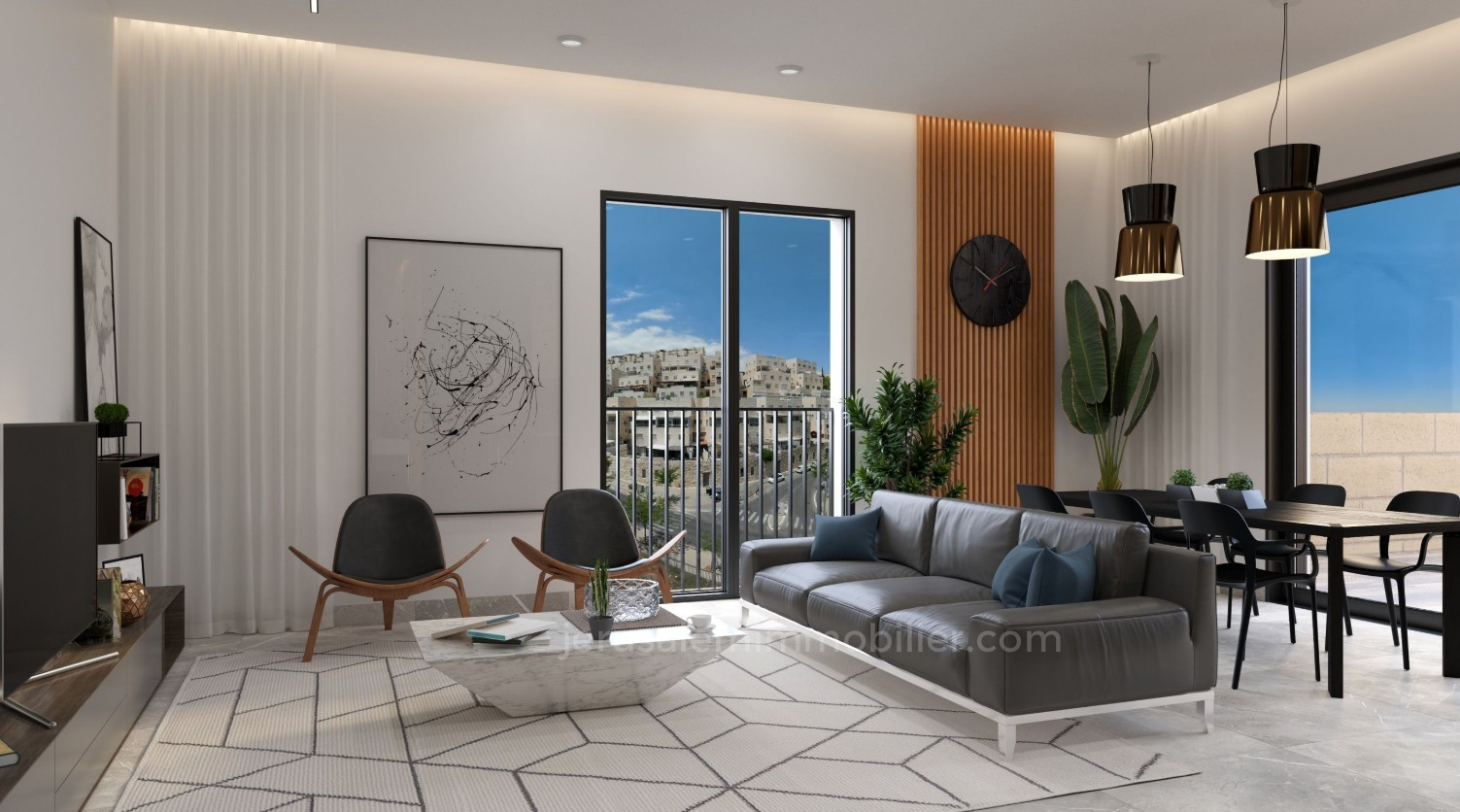 Apartamento 2 cômodos Jerusalém Har Homa 226-IBL-1931