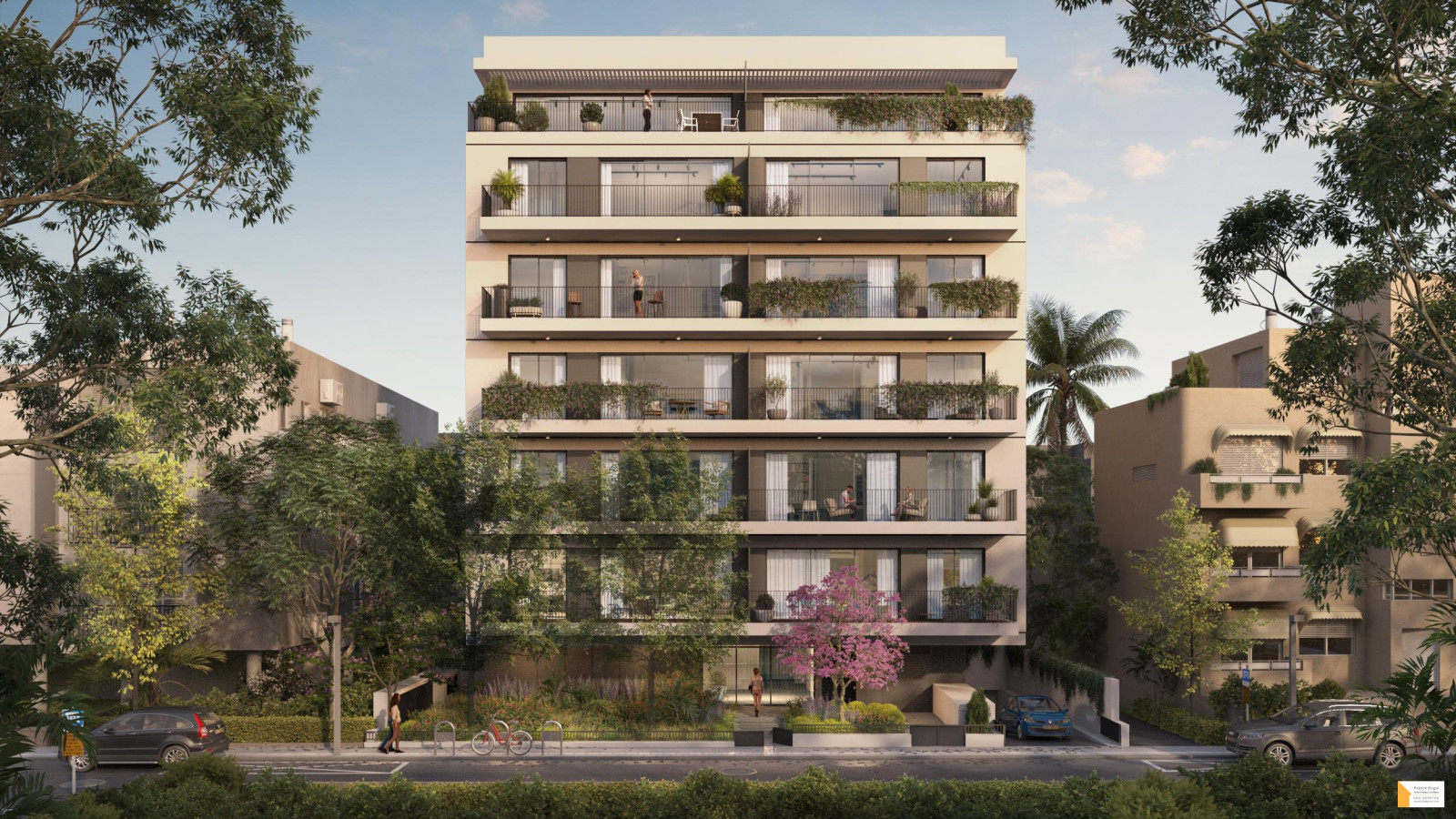 Apartamento garden 4 cômodos  Tel Aviv Sokolov 232-IBL-3714