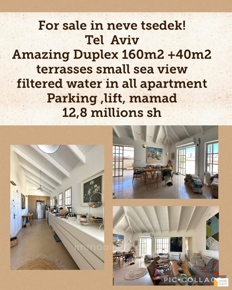 Duplex 4 cômodos  Tel Aviv Neve Tsedek 232-IBL-3822