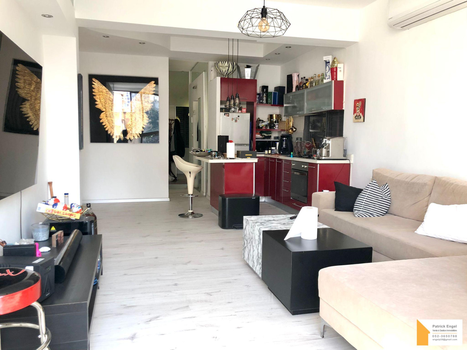 Apartamento 3 cômodos  Tel Aviv Bazel 232-IBL-3835