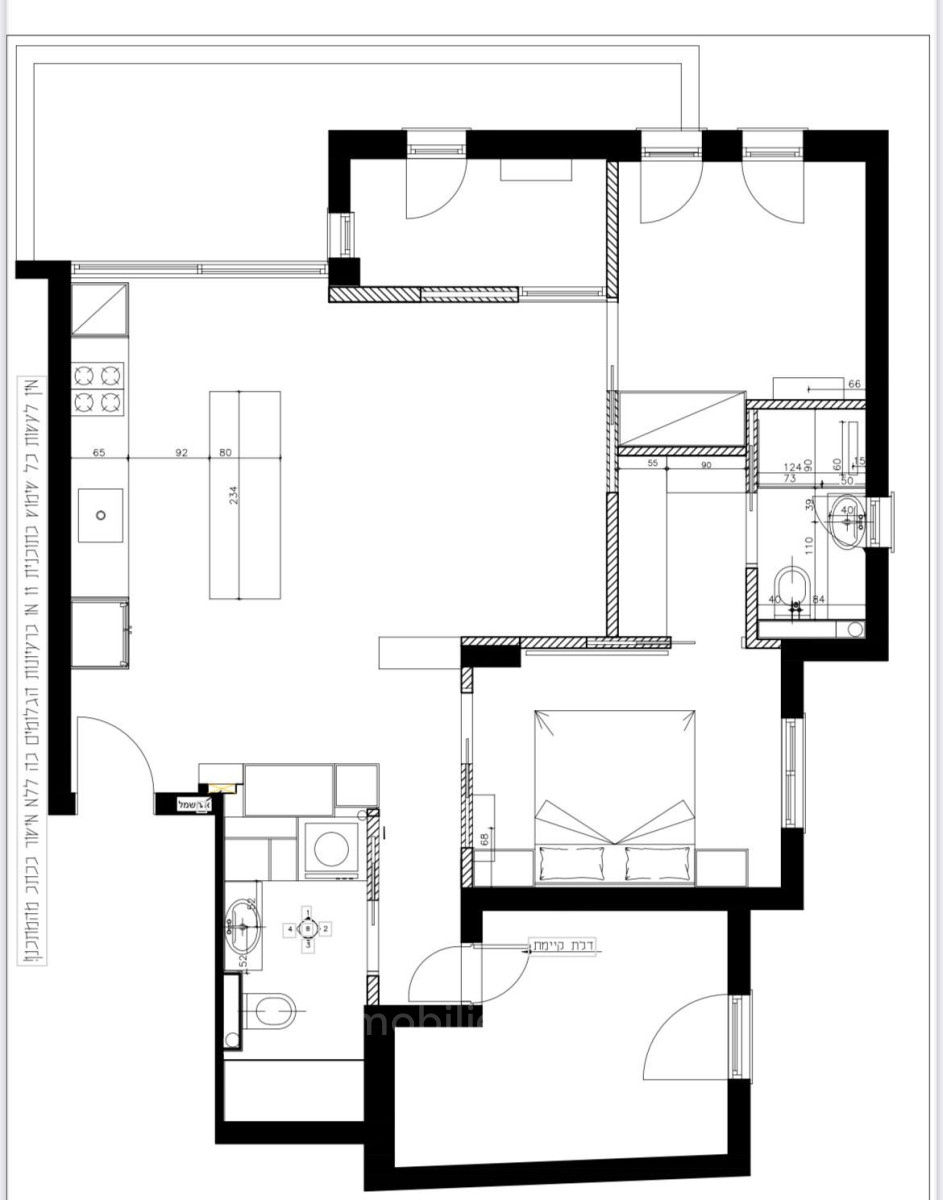 Apartamento 4 cômodos Tel Aviv Região marítima 232-IBL-3940