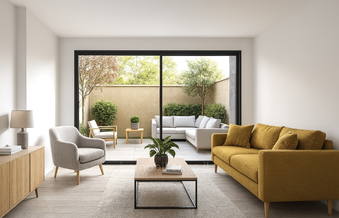 Apartamento garden 4 cômodos Tel Aviv Hadar Yossef 232-IBL-3957