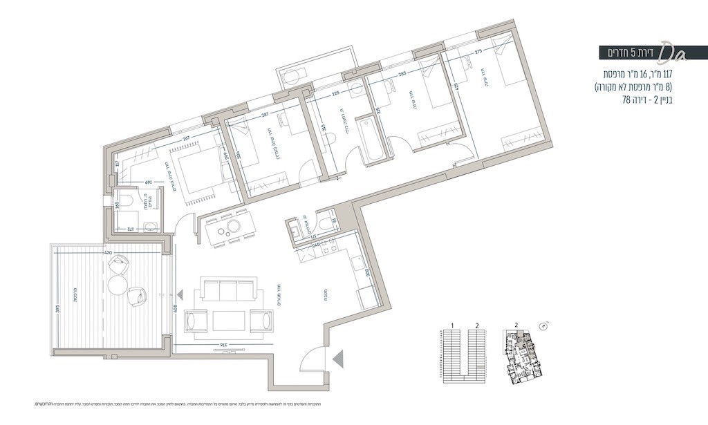 Apartamento 5 cômodos  Jerusalém Kiryat Yovel 281-IBL-533