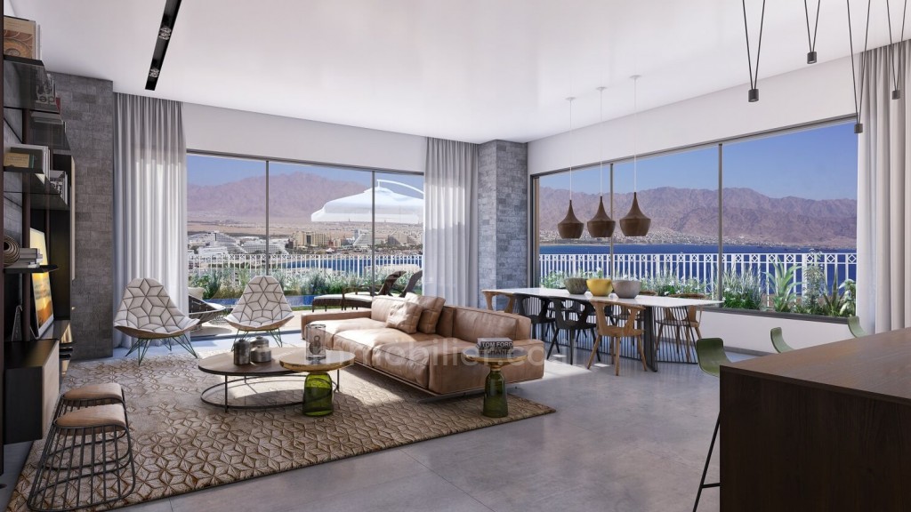 Apartamento garden 5 cômodos  Eilat Ganim beth 288-IBL-261