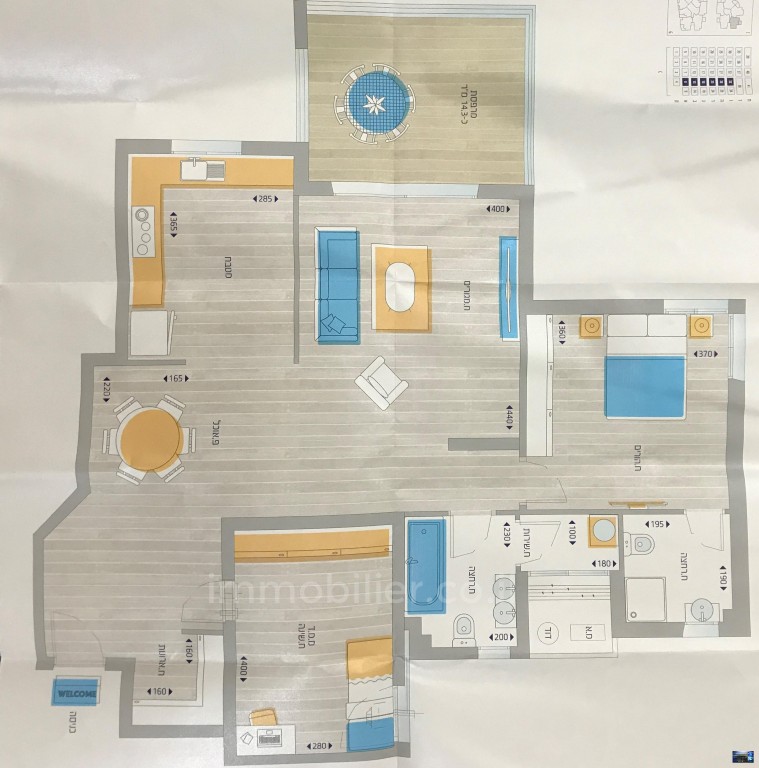 Apartamento 3 cômodos  Eilat Eilat 288-IBL-426