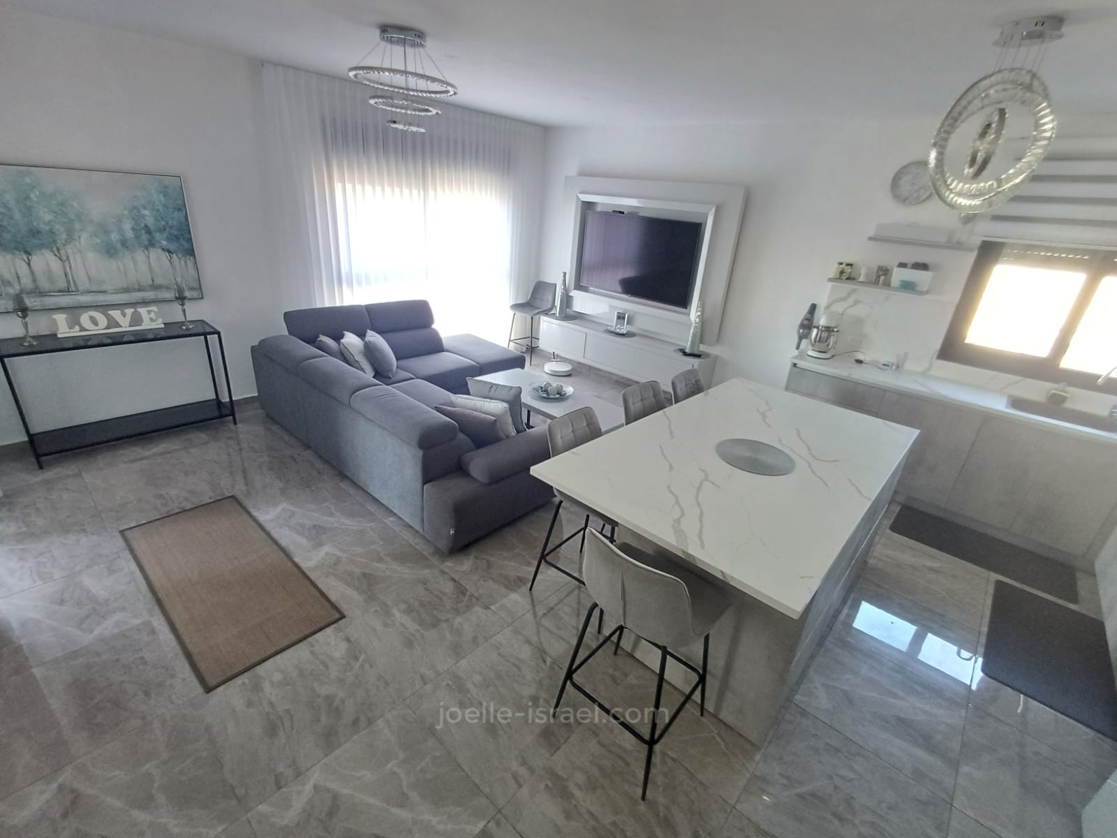 Apartamento 3 cômodos  Netanya Centro da cidade 316-IBL-1748