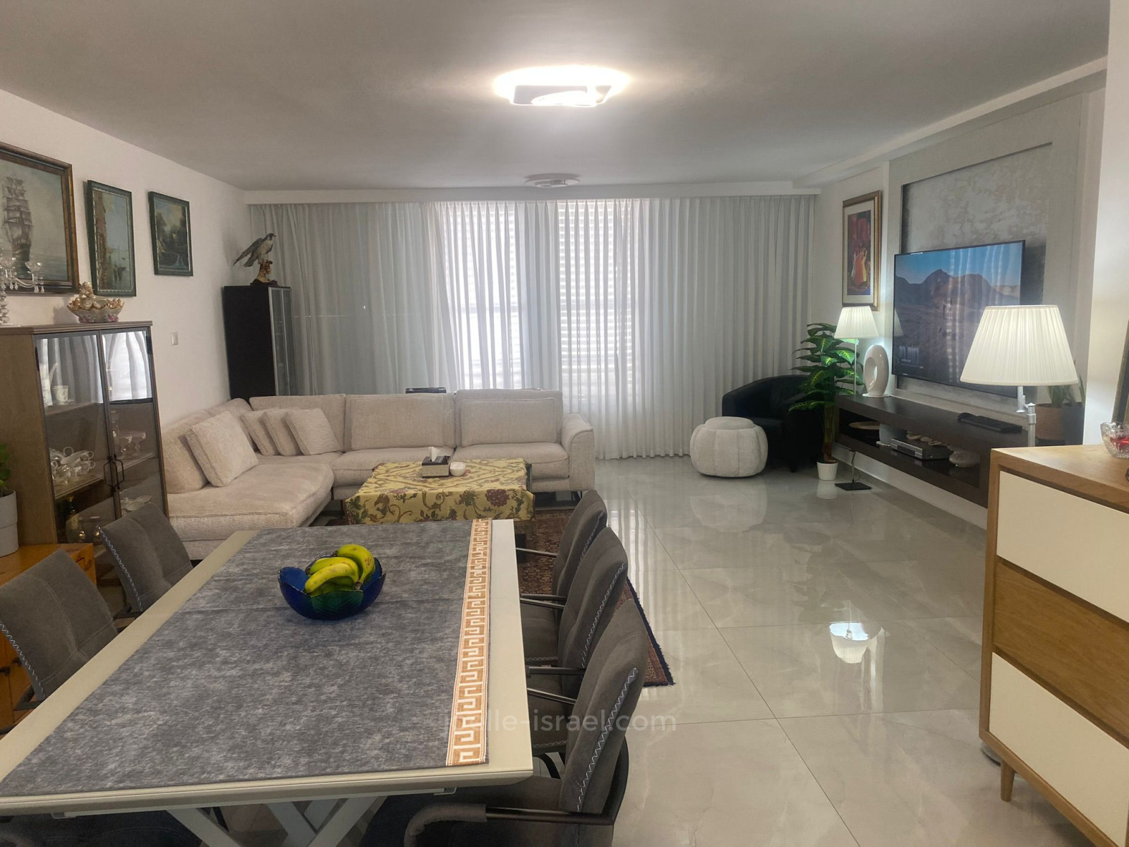 Apartamento 4 cômodos Netanya Centro da cidade 316-IBL-1768