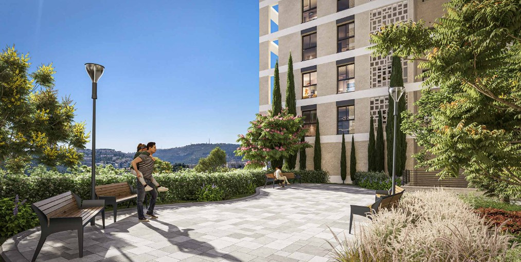 Apartamento 2 cômodos Jerusalém Ir Ganim 342-IBL-1748