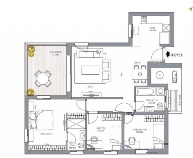 Projeto novo Apartamento Netanya