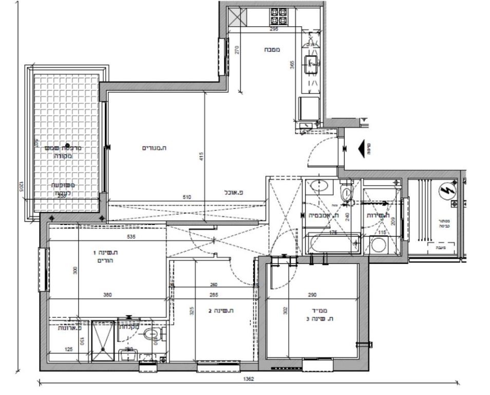 Apartamento 4 cômodos  Netanya Netanya 342-IBL-6237