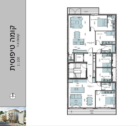 Apartamento 3 cômodos  Tel Aviv Nahalat binyamin 342-IBL-6257