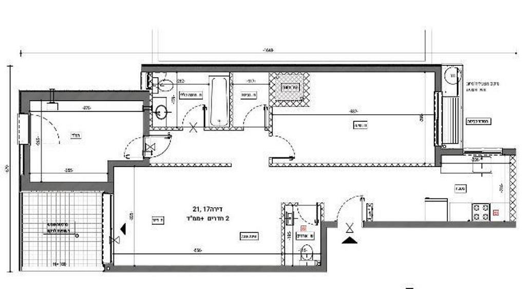 Apartamento 3 cômodos  Bat yam Bat yam 342-IBL-6303