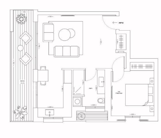 Apartamento 2 cômodos  Tel Aviv Ben-Yehuda 342-IBL-6550