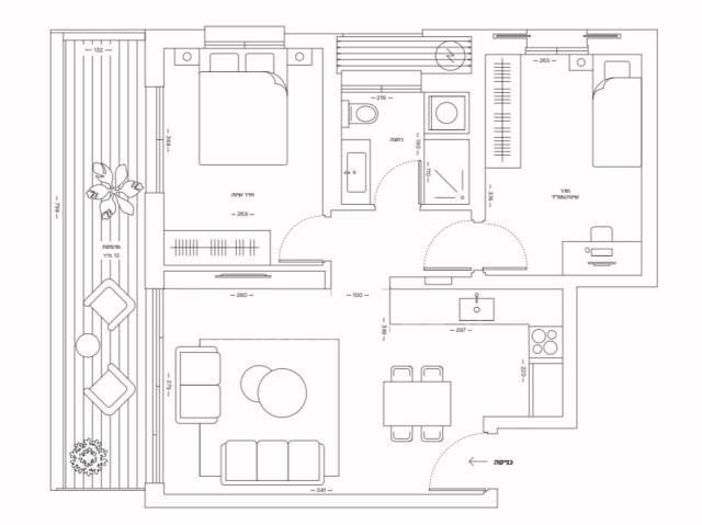 Apartamento 2 cômodos  Tel Aviv Ben-Yehuda 342-IBL-6550