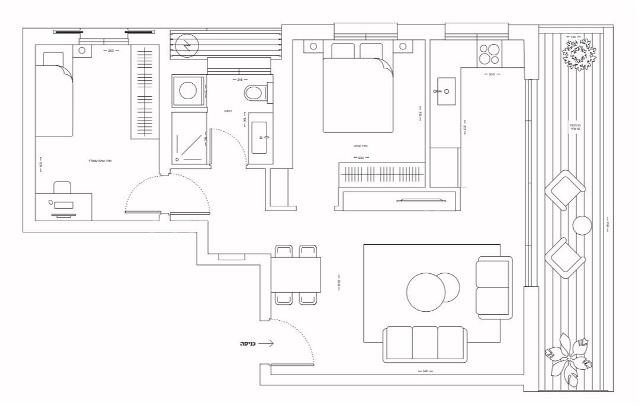 Apartamento 2 cômodos  Tel Aviv Ben-Yehuda 342-IBL-6550