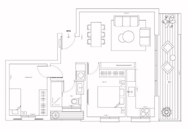 Apartamento 2 cômodos  Tel Aviv Ben-Yehuda 342-IBL-6550