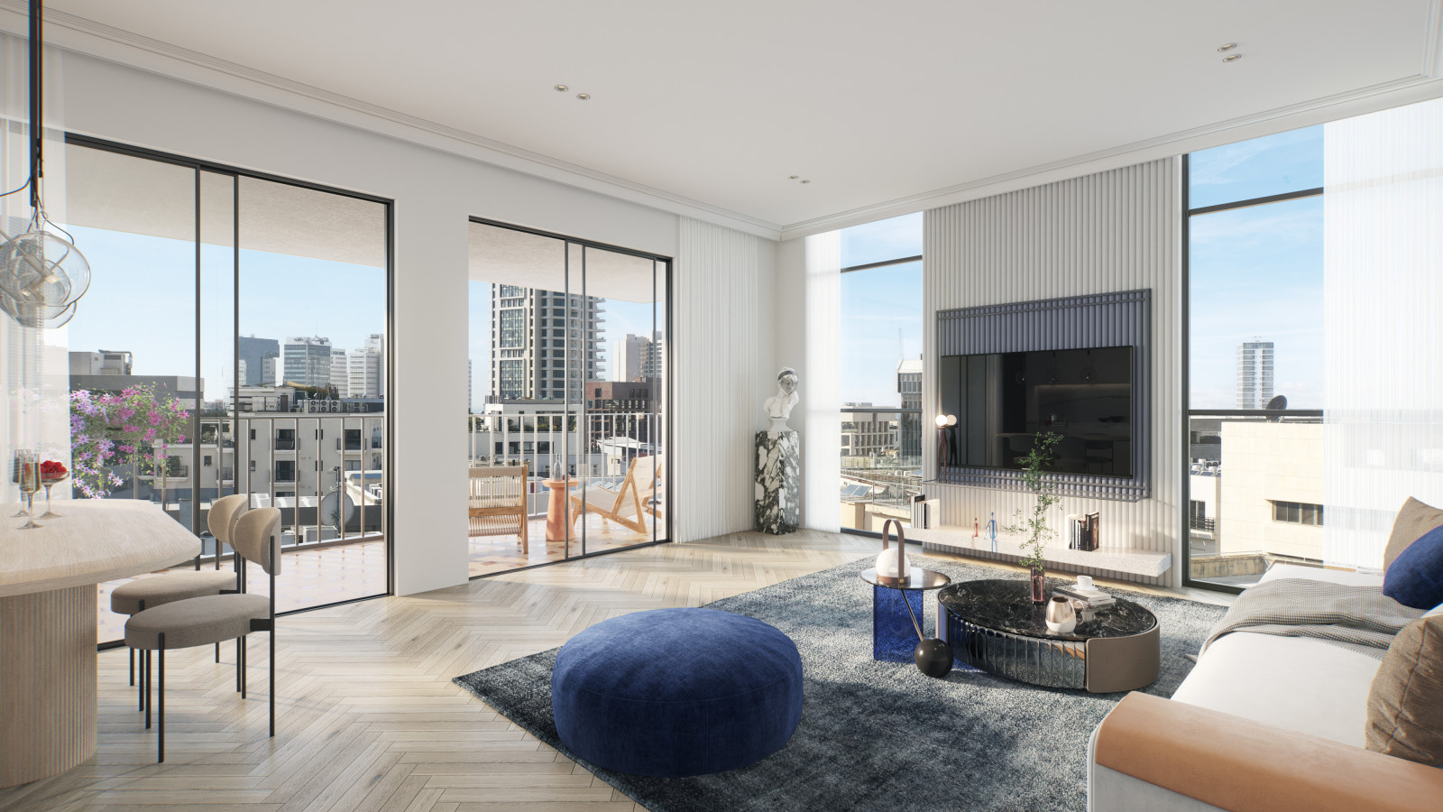 Apartamento 2 cômodos  Tel Aviv Lev Tel-Aviv 342-IBL-6580