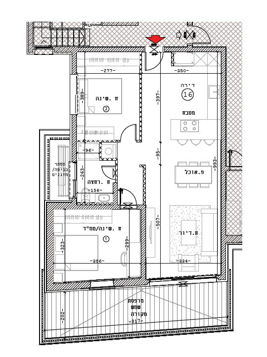 Apartamento 2 cômodos  Bat yam Bat yam 342-IBL-6581