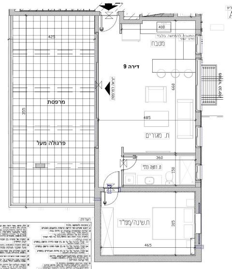 Apartamento 3 cômodos  Tel Aviv Levontin 342-IBL-6729