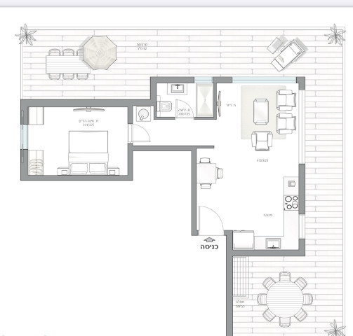 Apartamento 3 cômodos  Tel Aviv Dizengof 342-IBL-6740