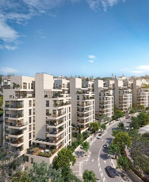 Apartamento 2 cômodos Jerusalém Arnona 342-IBL-6773