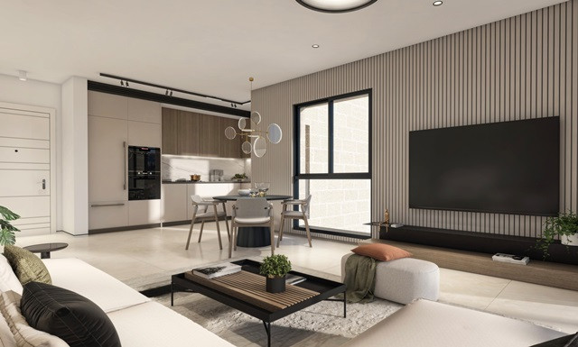 Apartamento 2 cômodos Jerusalém Arnona 342-IBL-6773