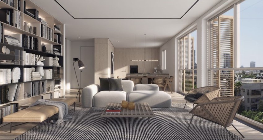 Apartamento garden 5 cômodos Tel Aviv Região marítima 342-IBL-6892