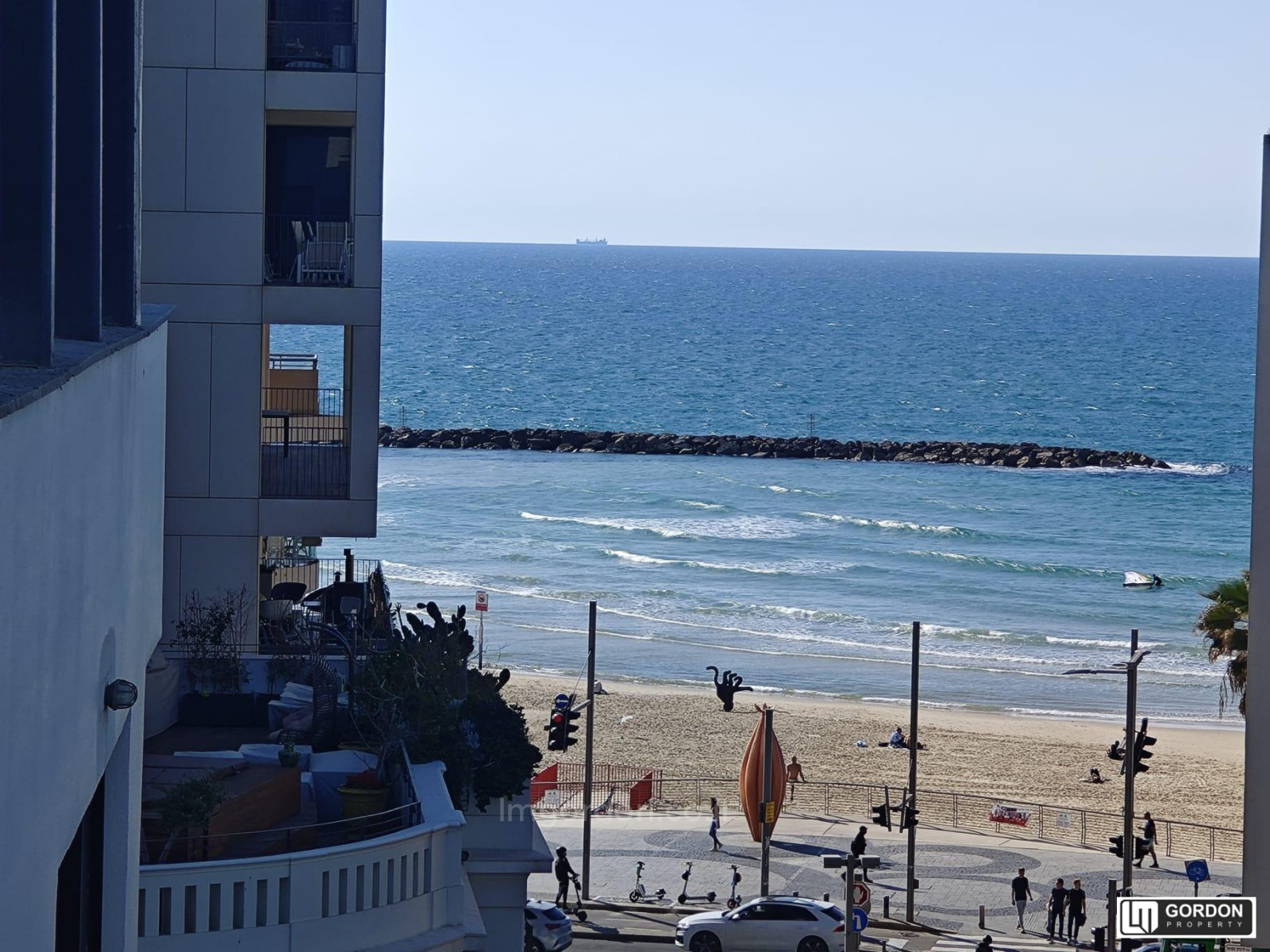 Apartamento 4 cômodos  Tel Aviv Primeira linha de mar 357-IBL-1516