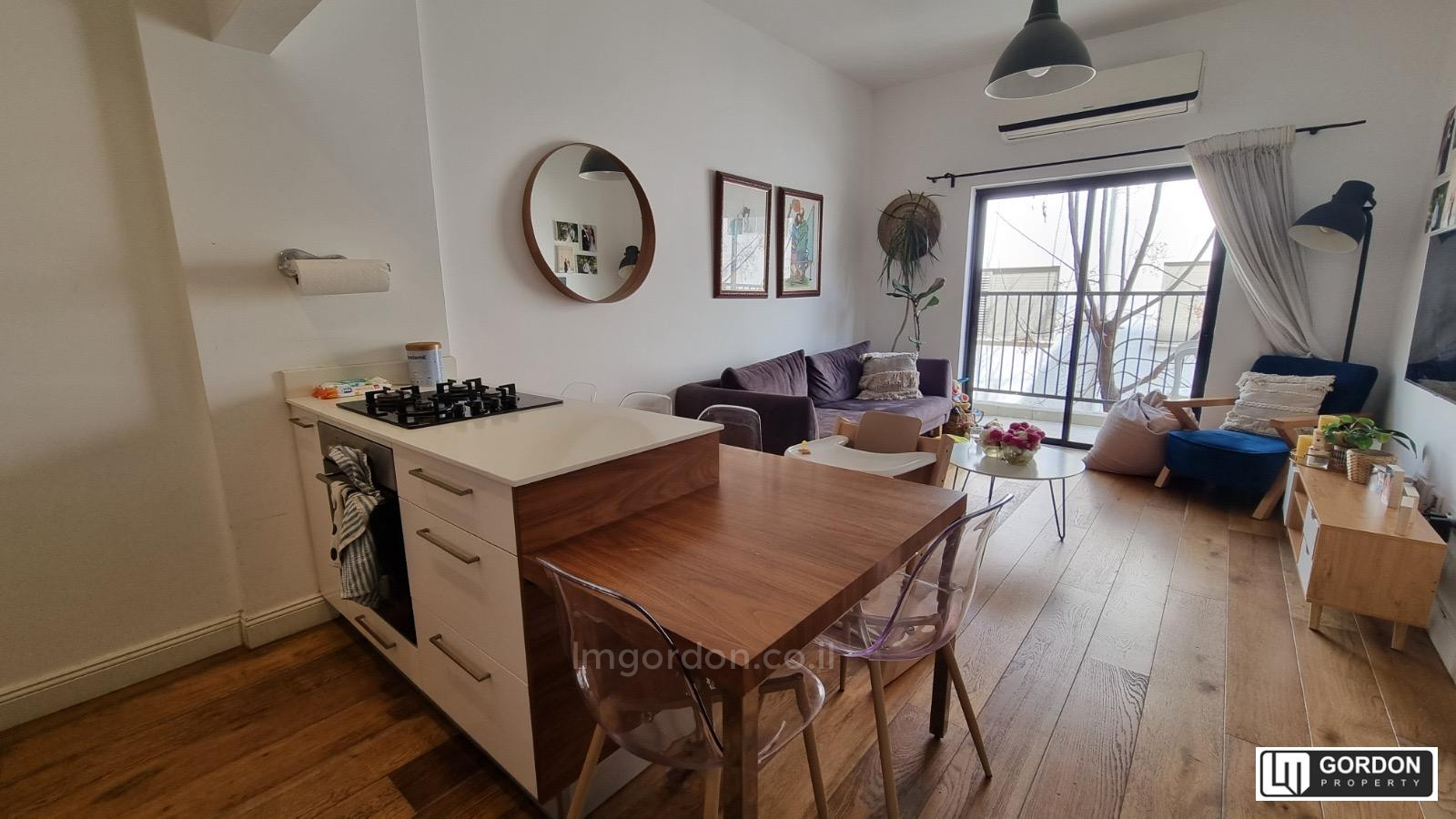 Apartamento 3 cômodos  Tel Aviv Centro da cidade 357-IBL-1519