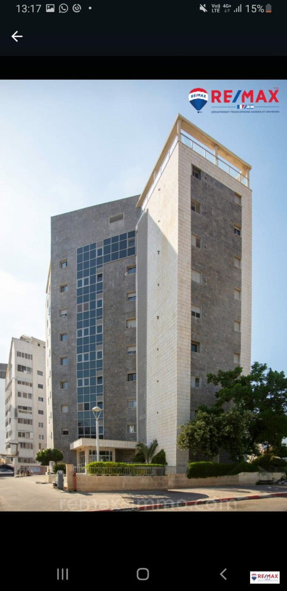 Apartamento 4 cômodos  Hadera Givat olga 379-IBL-374