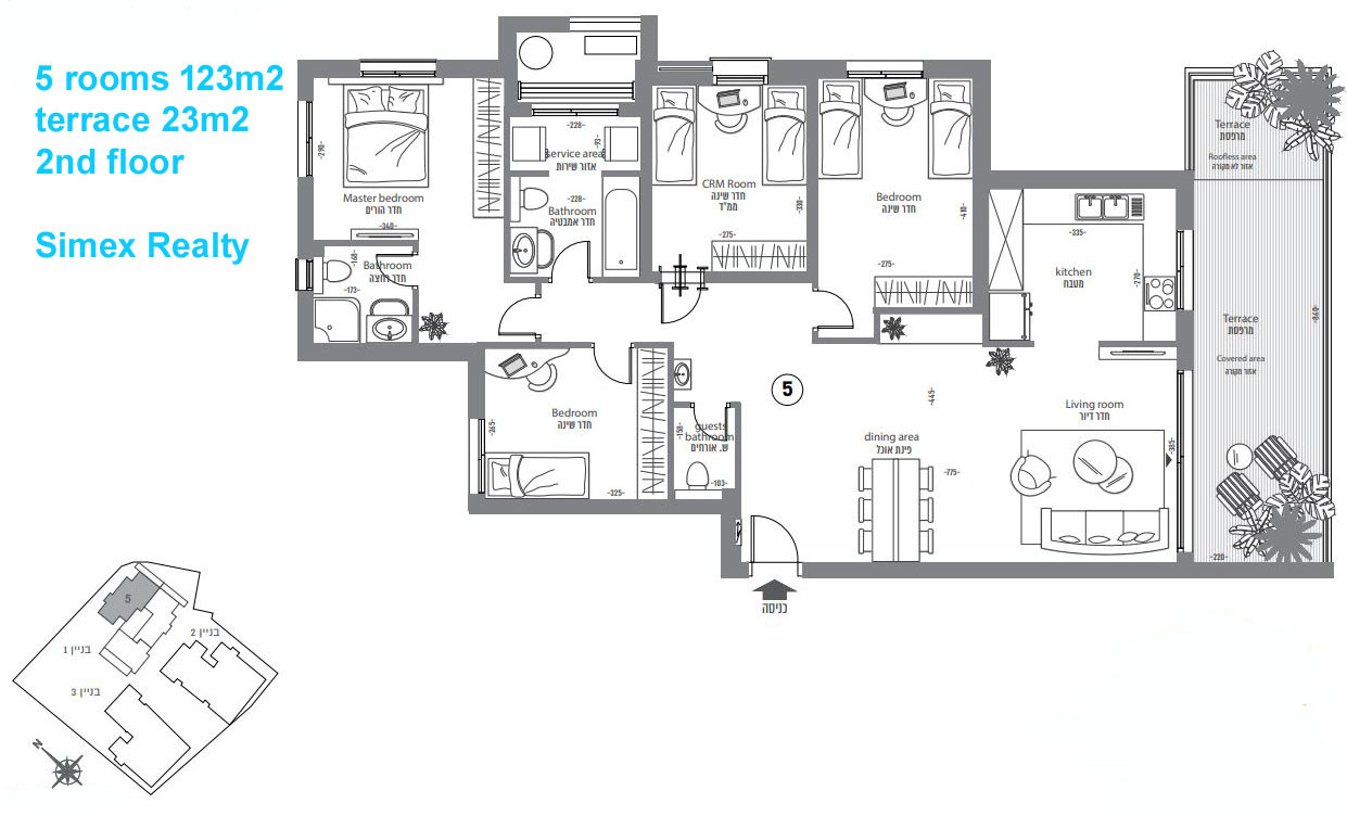 Apartamento 5 cômodos  Ramat Bet Shemesh Ramat Bet Shemesh 427-IBL-644