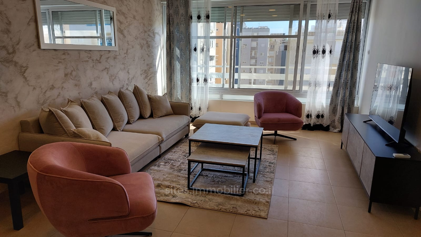 Apartamento 5 cômodos  Netanya Centro da cidade 457-IBL-1281