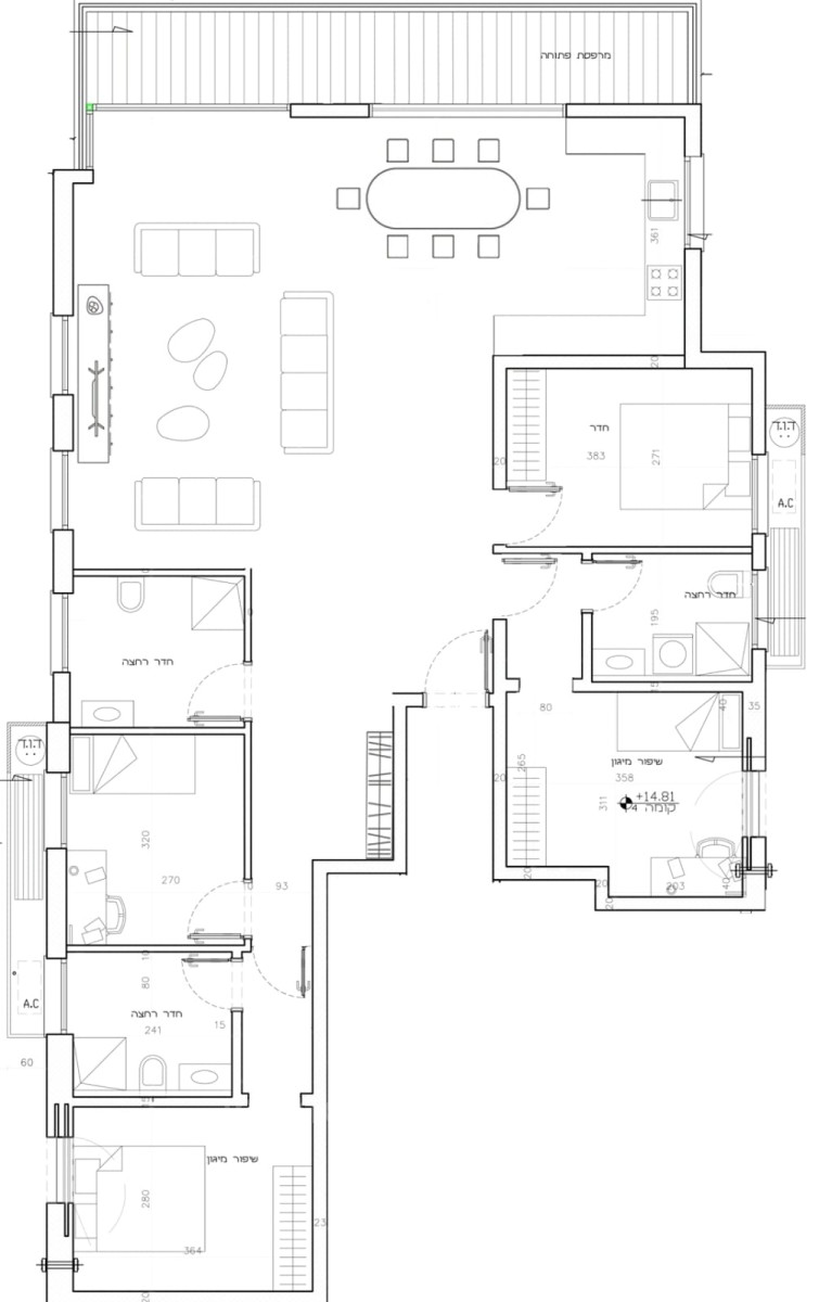 Apartamento 3 cômodos  Tel Aviv Kerem Hatemanim 457-IBL-1398