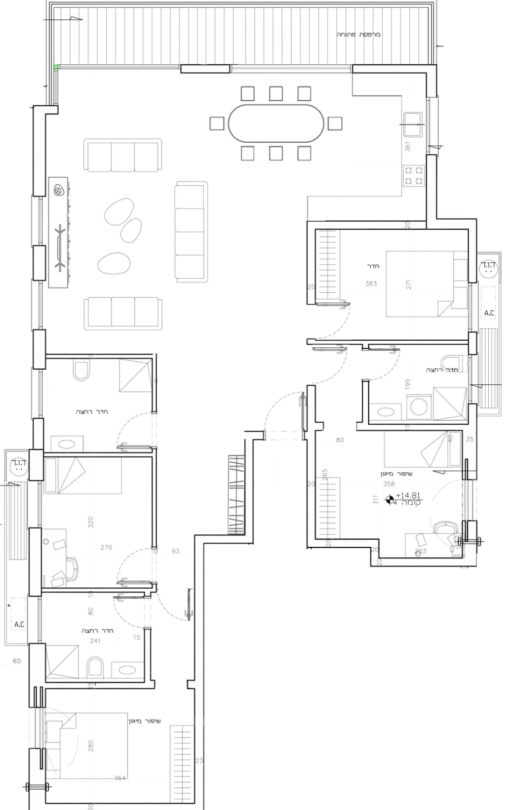 Apartamento 6 cômodos  Tel Aviv Kerem Hatemanim 457-IBL-1410