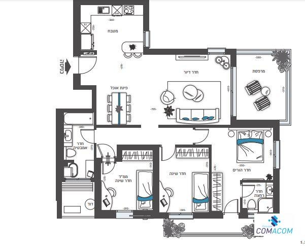 Apartamento 4 cômodos  Ascalão Marina 511-IBL-1185