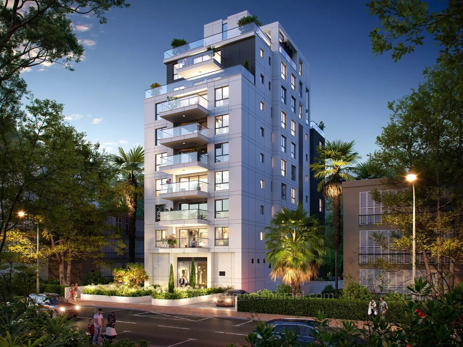 Apartamento 5 cômodos Netanya Kikar 513-IBL-179