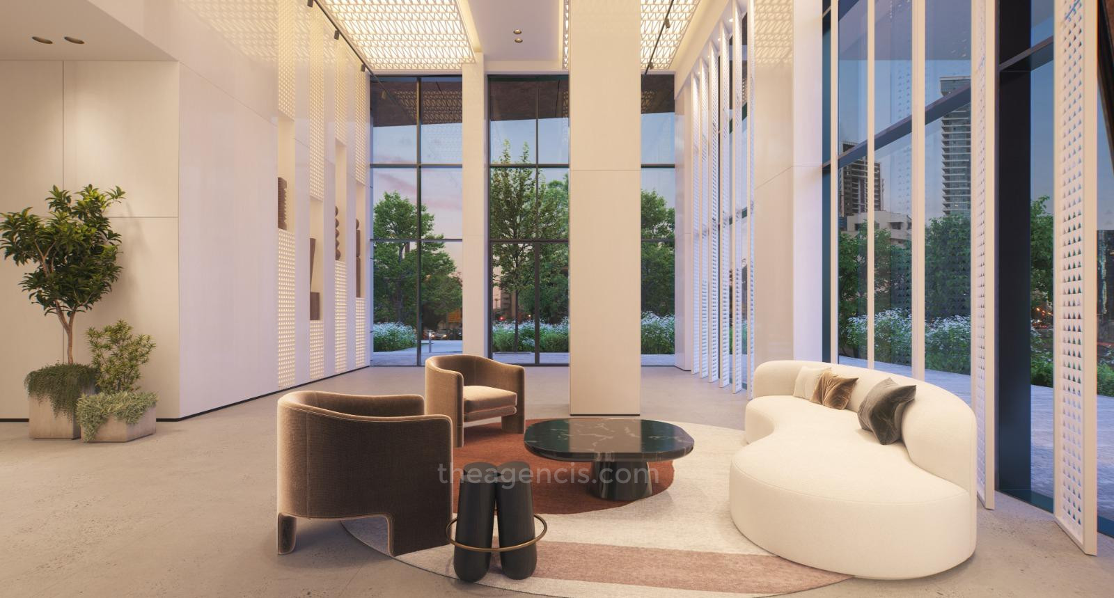 Apartamento 5 cômodos Netanya Parc Hayam 513-IBL-182