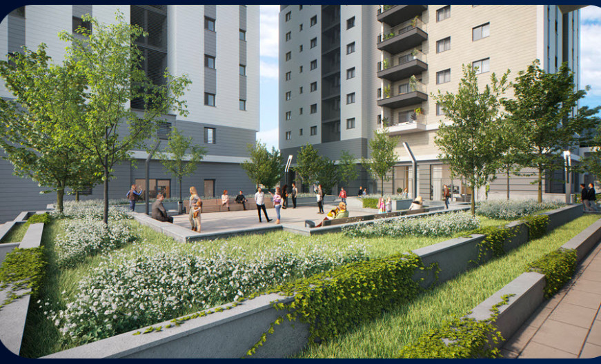 Apartamento 5 cômodos Netanya Centro da cidade 513-IBL-190