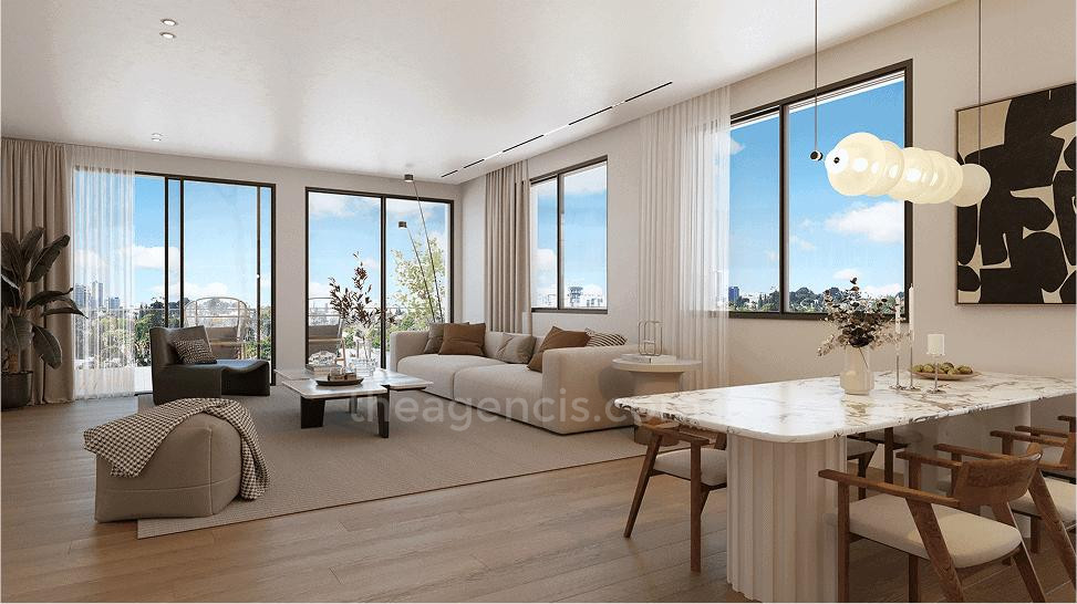 Apartamento 3 cômodos Hadera Centro da cidade 513-IBL-251