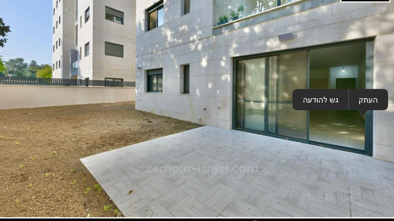 Apartamento garden 5 cômodos Raanana Est 60-IBL-1434