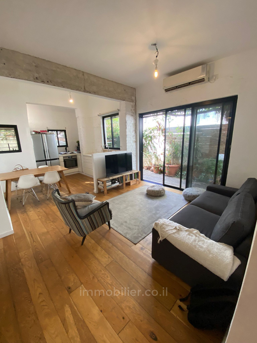 Apartamento garden 3 cômodos  Tel Aviv Neve Tsedek 633-IBL-1